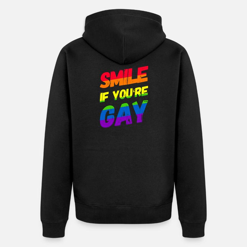 Homosexualité LGBT CSD Gay Pride - Veste à capuche bio Premium Unisexe - noir