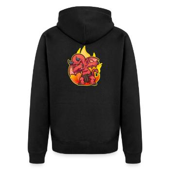 Dabbing Devil Dab Debben Danse Danse Idée cadeau - Veste à capuche bio Premium Unisexe - noir - Dos - Nico (187cm)
