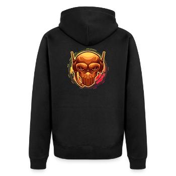 Skull Skull Gamer Gaming Headset cadeau - Veste à capuche bio Premium Unisexe - noir - Dos - Nico (187cm)