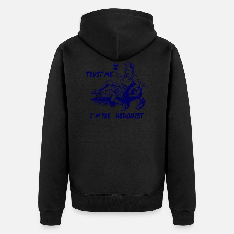 hédonisme - Veste à capuche bio Premium Unisexe - noir