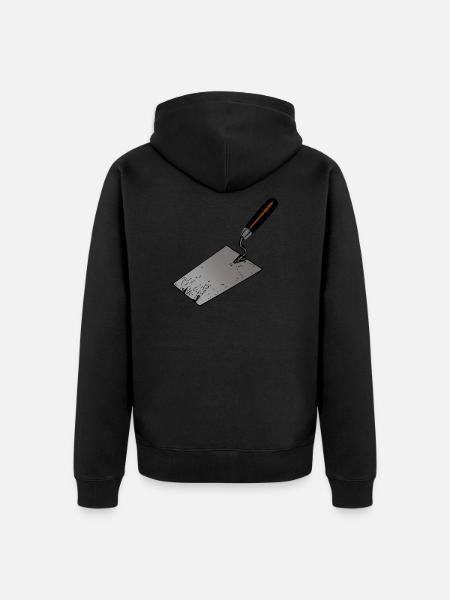 Maurer Kelle - Unisex Premium Bio Zip Hoodie - Schwarz