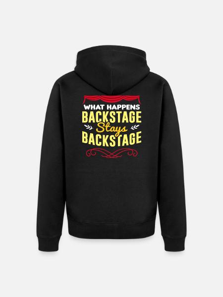 Théâtre - Veste à capuche bio Premium Unisexe - noir