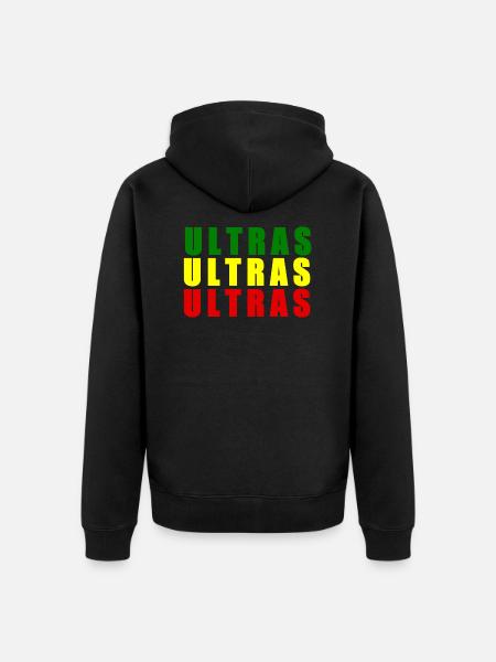 Ultras - Unisex Premium Organic Zip Hoodie - black