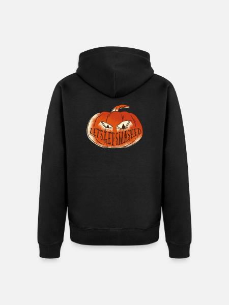 Pumpkin pumpkin - Unisex Premium Organic Zip Hoodie - black