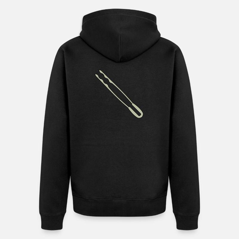 Pinces à griller - Veste à capuche bio Premium Unisexe - noir