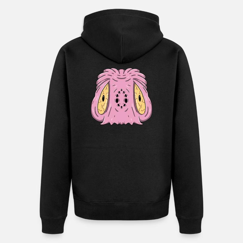 Alien / Monster - Veste à capuche bio Premium Unisexe - noir