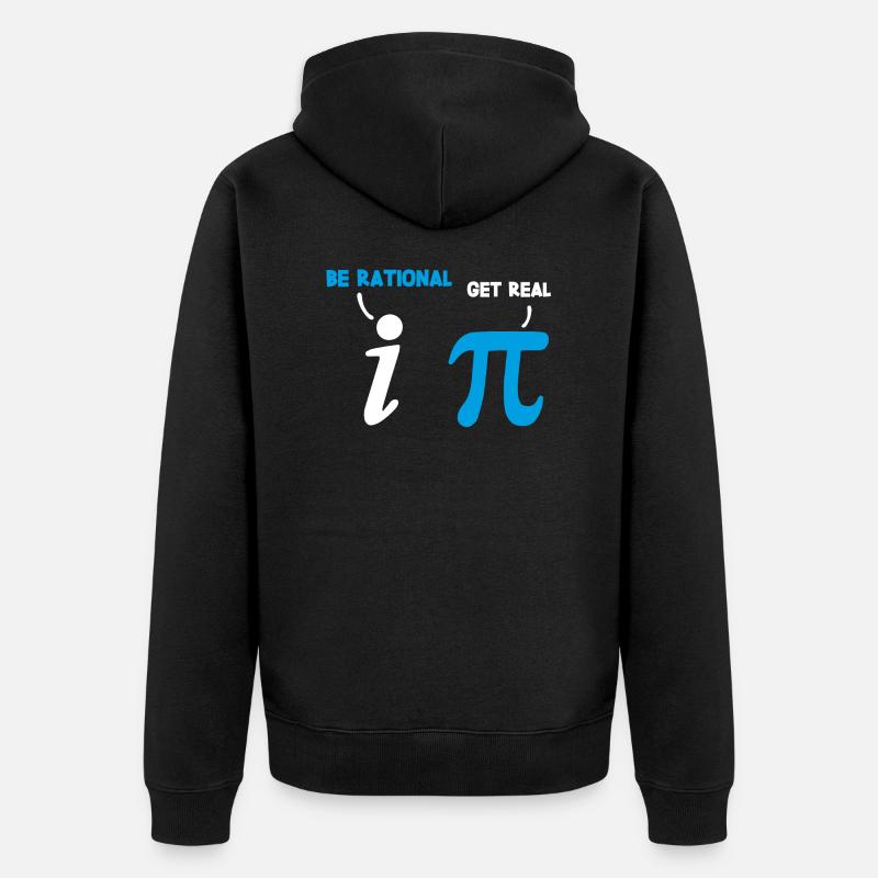 Math maths - Veste à capuche bio Premium Unisexe - noir