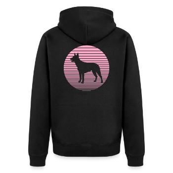 Australian Kelpie - Veste à capuche bio Premium Unisexe - noir - Dos - Nico (187cm)