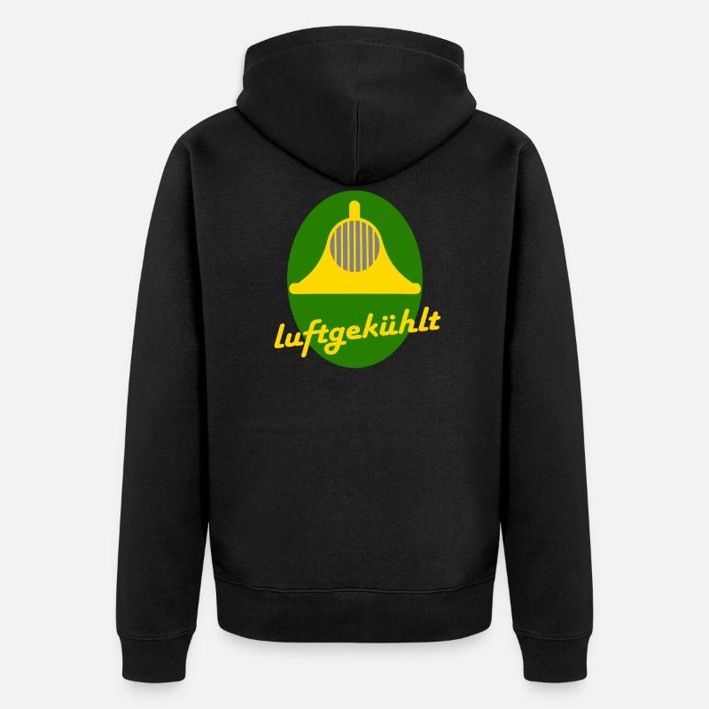 Deutz refroidit à l’air - Veste à capuche bio Premium Unisexe - noir