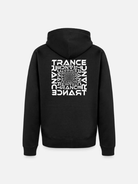 Trance Trance Trance (LeeJ) - Unisex Premium Bio Zip Hoodie - Schwarz