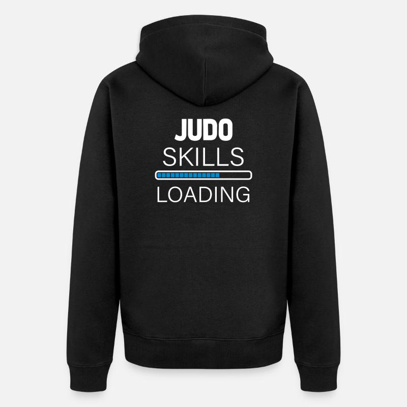Judo - Veste à capuche bio Premium Unisexe - noir