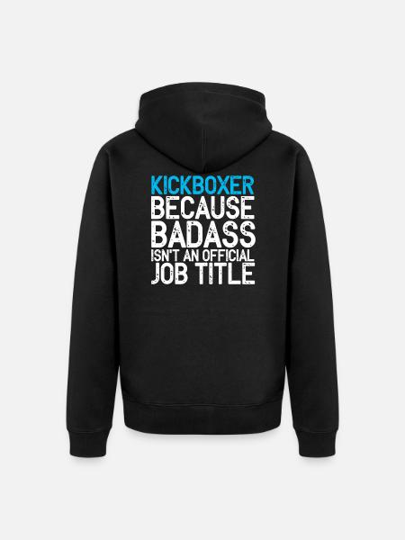 Kickboxing Kickboxing - Unisex Premium Organic Zip Hoodie - black