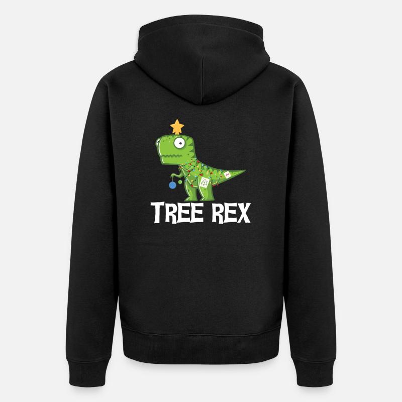 Tree Rex Tree Rex - Veste à capuche bio Premium Unisexe - noir