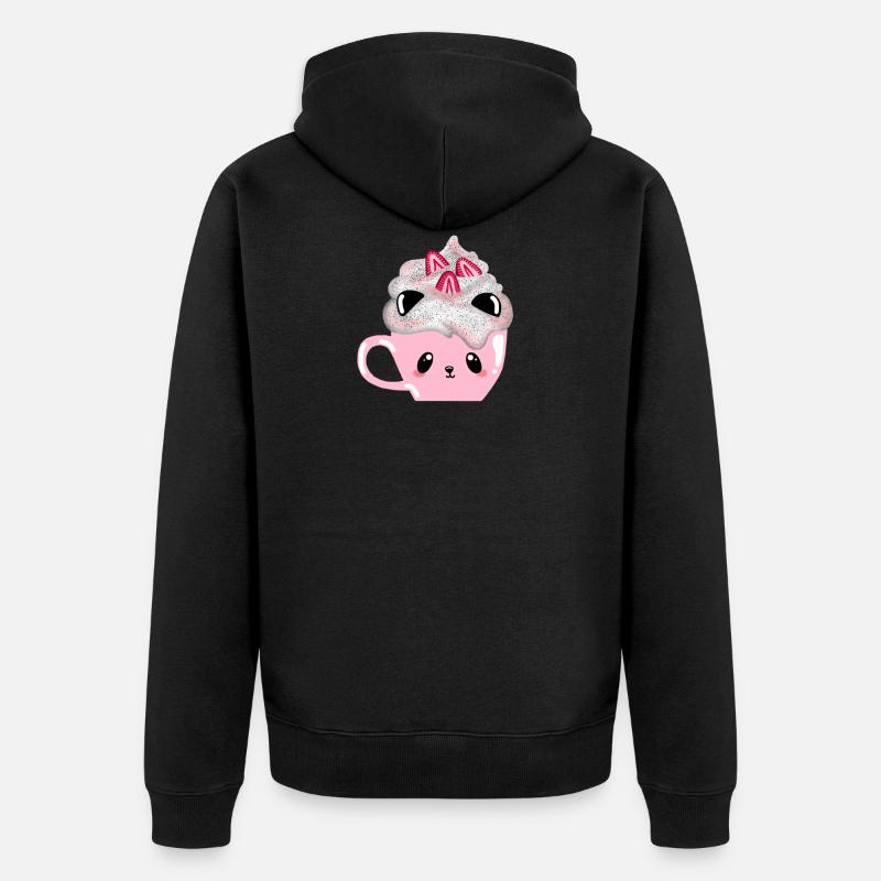 Bärnbecher - Unisex Premium Bio Zip Hoodie - Schwarz