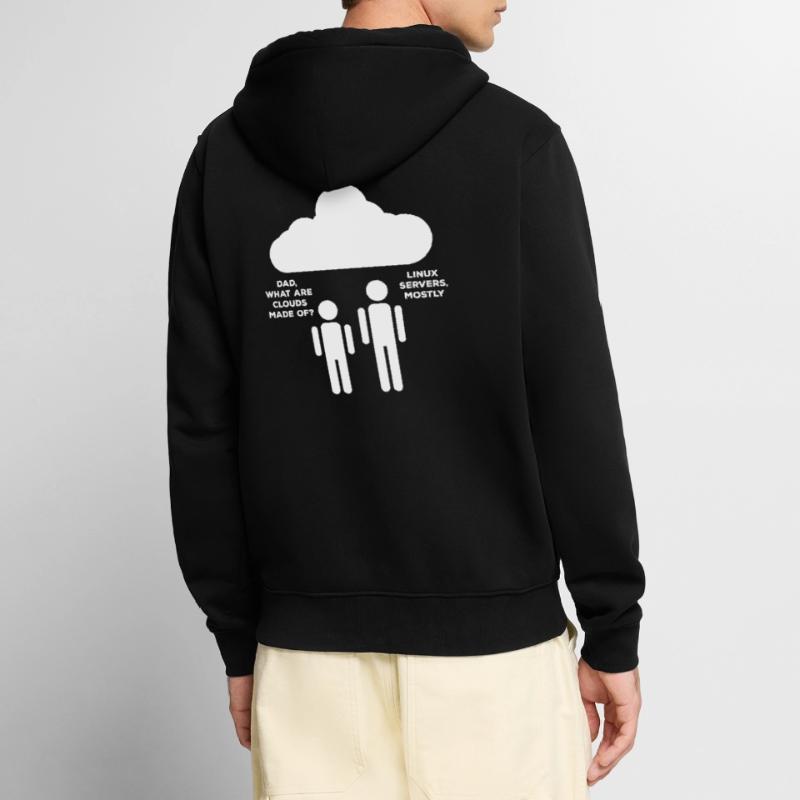 Cloud Linux Veste à capuche bio Premium Unisexe