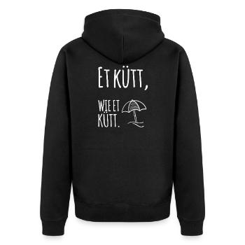 Cologne - Veste à capuche bio Premium Unisexe - noir - Dos - Nico (187cm)