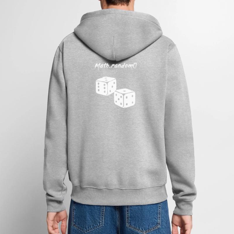 Random Math.random () cube programmer Unisex Premium Organic Zip Hoodie