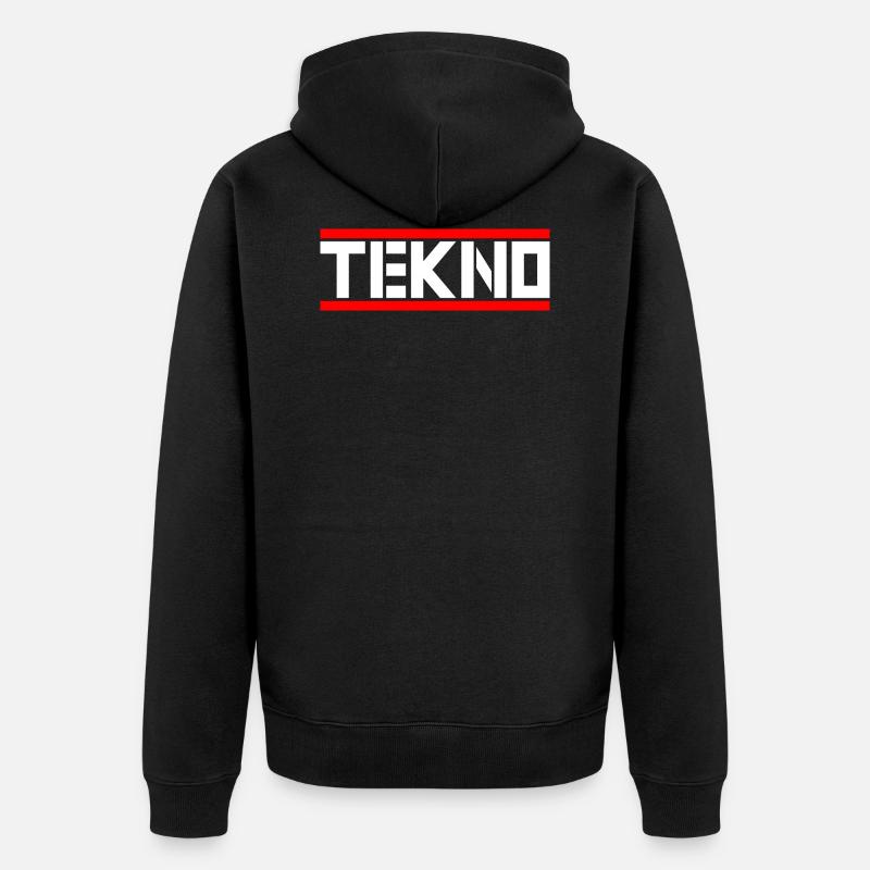 Tekno - Veste à capuche bio Premium Unisexe - noir