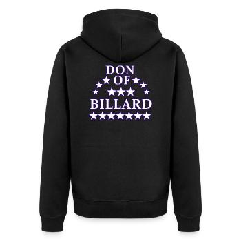 billard - Veste à capuche bio Premium Unisexe - noir - Dos - Nico (187cm)