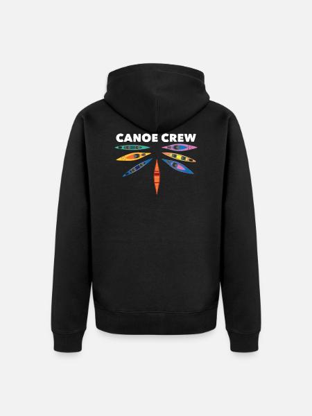Canoe crew - Unisex Premium Bio Zip Hoodie - Schwarz