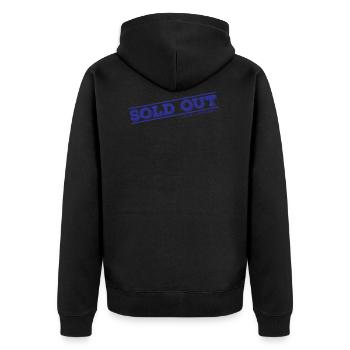Couples Sold Out BF - Unisex Premium Organic Zip Hoodie - black - Back - Nico (187cm)