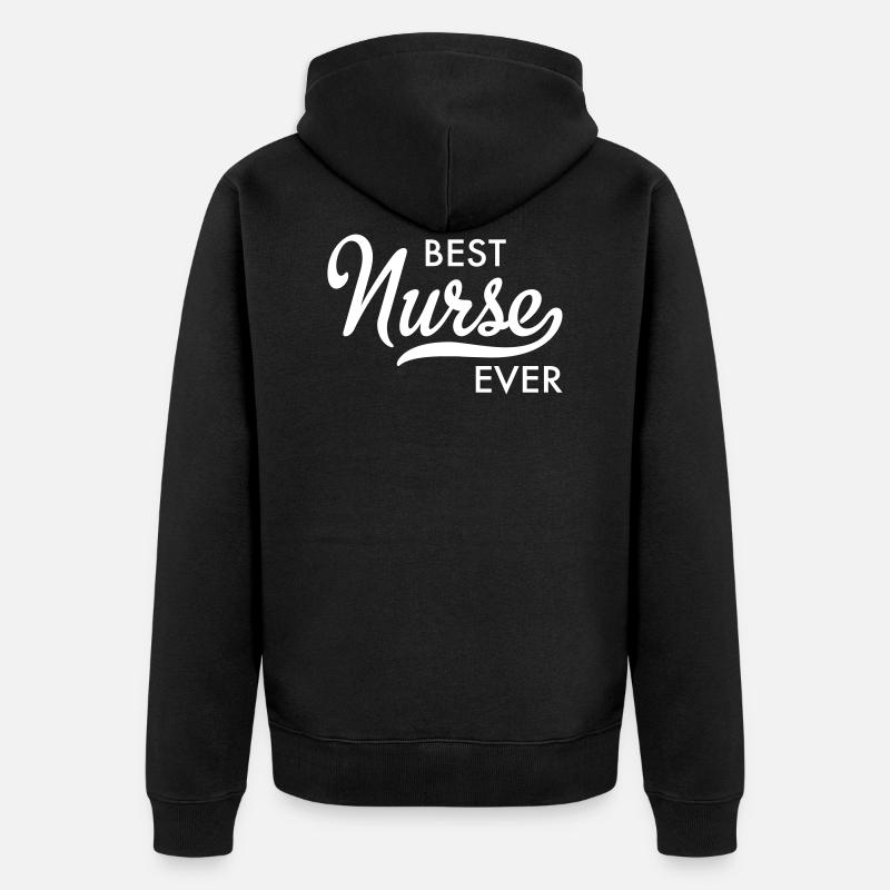 infirmière - Veste à capuche bio Premium Unisexe - noir
