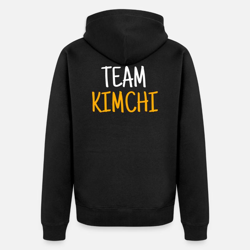 Kimchi food Corée - Veste à capuche bio Premium Unisexe - noir
