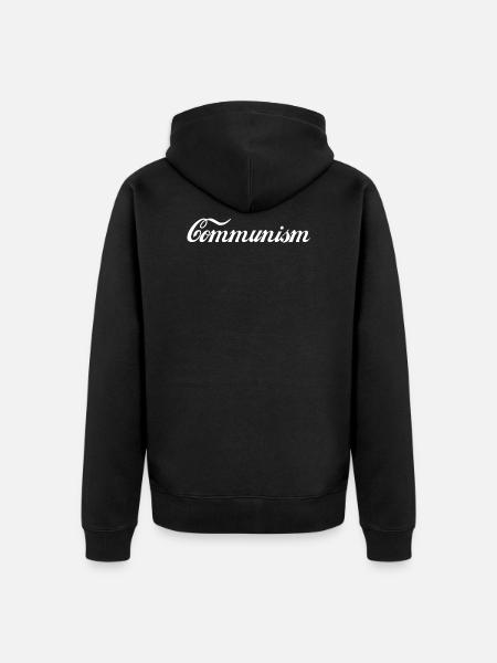 Communism refreshingly different - Unisex Premium Organic Zip Hoodie - black