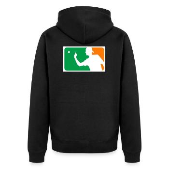 beerpong - Veste à capuche bio Premium Unisexe - noir - Dos - Nico (187cm)