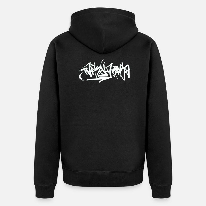 Tabularasa - Unisex Premium Bio Zip Hoodie - Schwarz