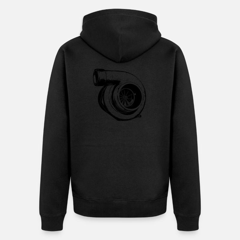 Turbo - Veste à capuche bio Premium Unisexe - noir