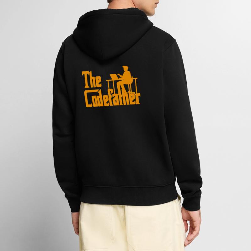 The Codefather Coding Programier Cadeau Veste à capuche bio Premium Unisexe