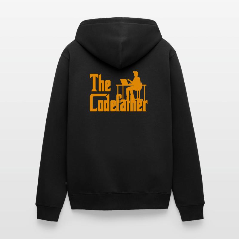 The Codefather Coding Programier Cadeau Veste à capuche bio Premium Unisexe