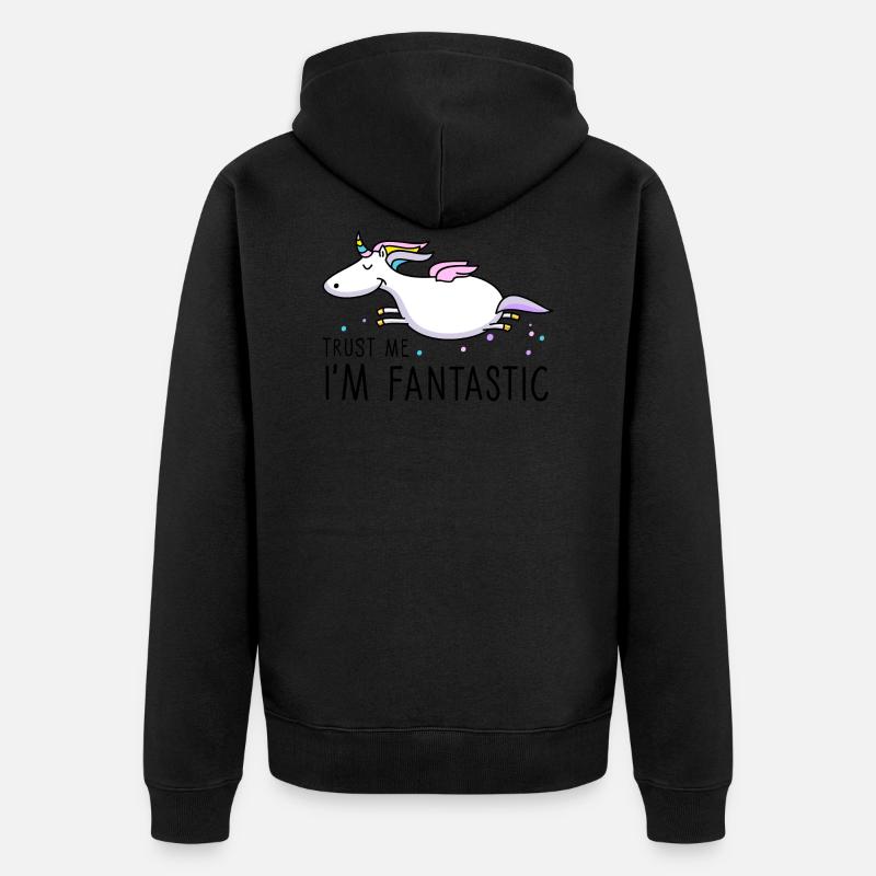 I'm fantastic - Veste à capuche bio Premium Unisexe - noir