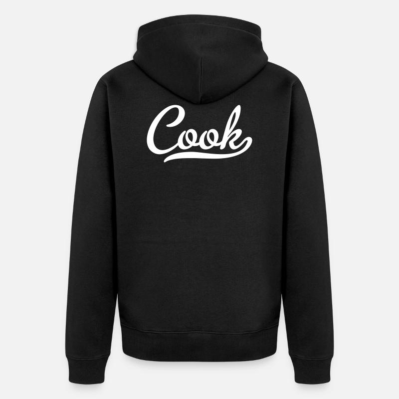 cuisinier - Veste à capuche bio Premium Unisexe - noir