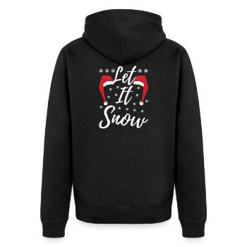 Noël laid - Veste à capuche bio Premium Unisexe - noir - Dos - Nico (187cm)