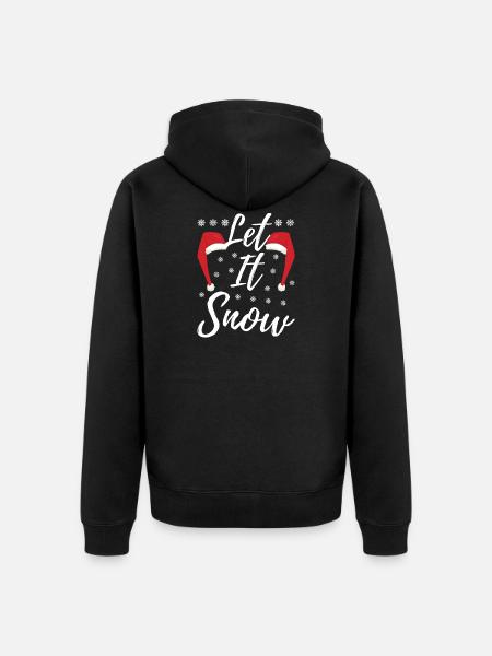 Ugly Christmas - Unisex Premium Organic Zip Hoodie - black