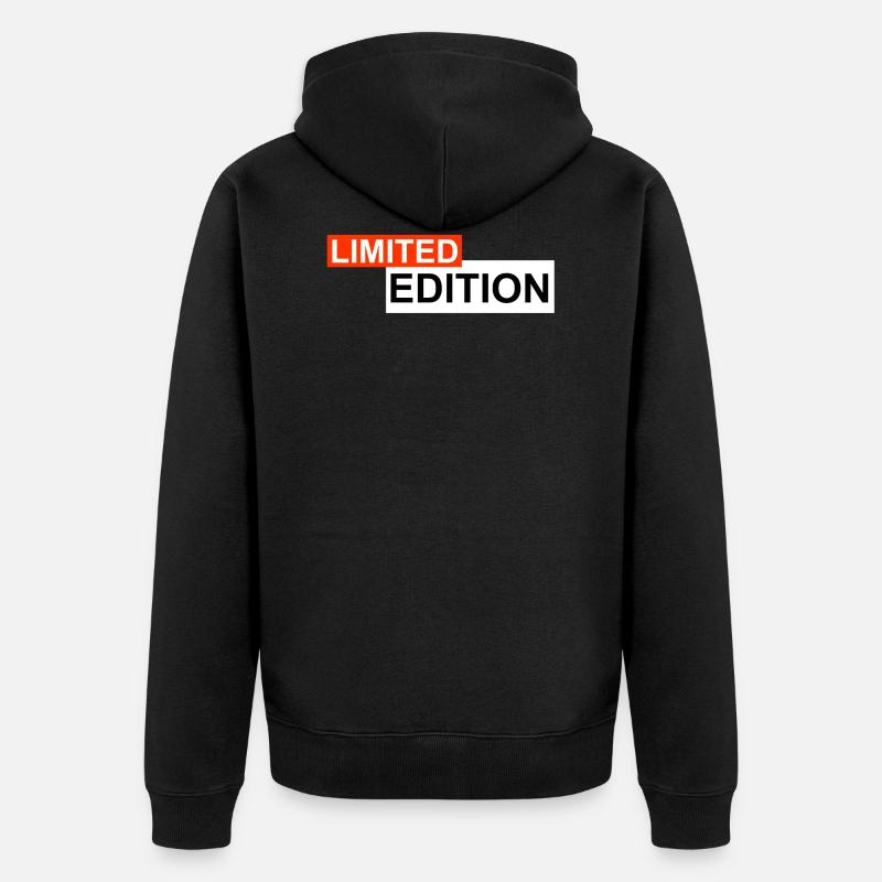 ÉDITION LIMITÉE - Veste à capuche bio Premium Unisexe - noir