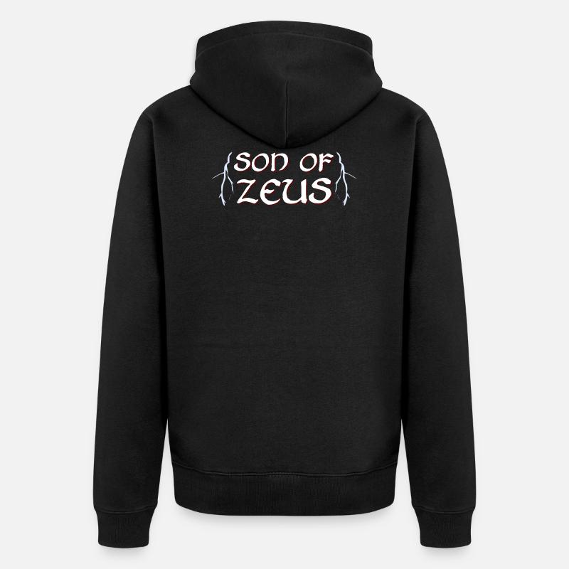 Fils de Zeus - Veste à capuche bio Premium Unisexe - noir