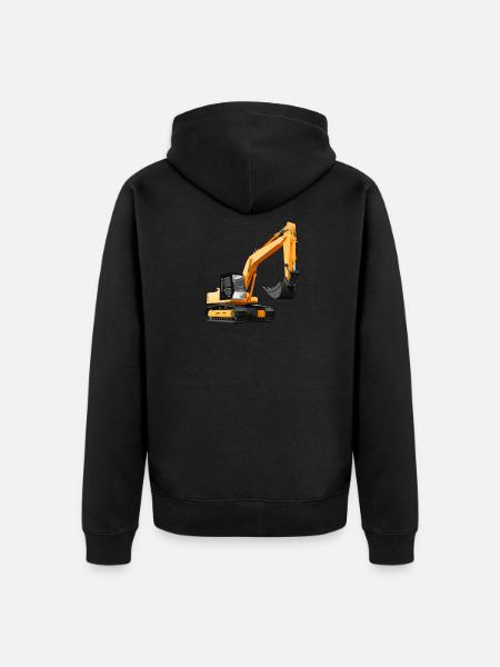 Bagger Geschenk Geschenkidee - Unisex Premium Bio Zip Hoodie - Schwarz