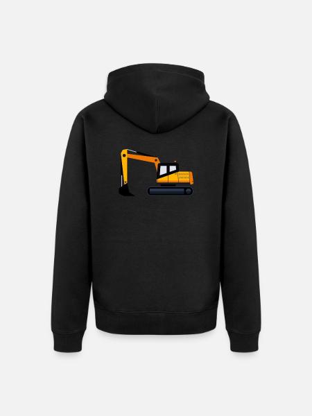 Bagger Geschenk Geschenkidee - Unisex Premium Bio Zip Hoodie - Schwarz