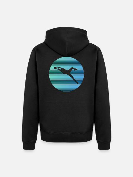 goalkeeper - Unisex Premium Organic Zip Hoodie - black
