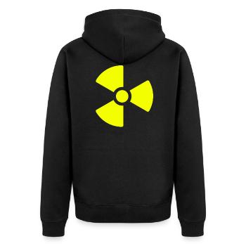 Conception radioactive - Veste à capuche bio Premium Unisexe - noir - Dos - Nico (187cm)