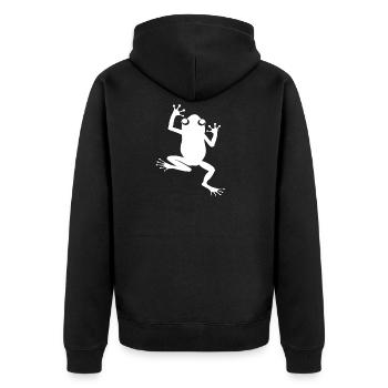 FROG - Veste à capuche bio Premium Unisexe - noir - Dos - Nico (187cm)