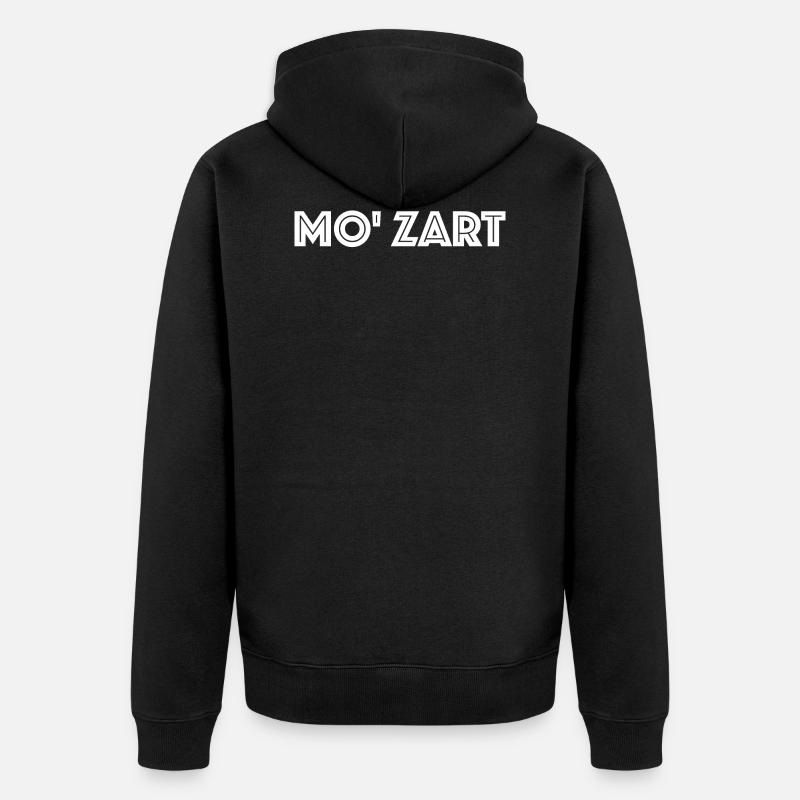 Mozart Wolfgang Amadeus - Veste à capuche bio Premium Unisexe - noir