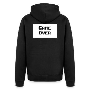 game over Gaming Game Console PC Proverbe - Veste à capuche bio Premium Unisexe - noir - Dos - Nico (187cm)