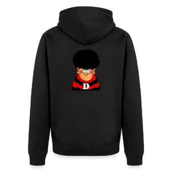 Dennis la menace - Veste à capuche bio Premium Unisexe - noir - Dos - Nico (187cm)