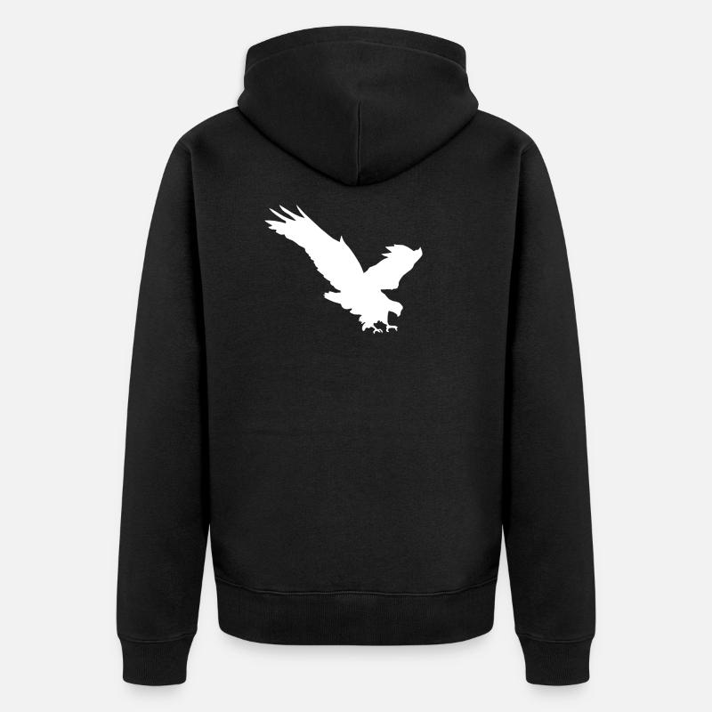 aigle - Veste à capuche bio Premium Unisexe - noir
