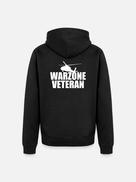 Warzone Veteran Gaming - Unisex Premium Organic Zip Hoodie - black