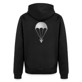 Parachute - Veste à capuche bio Premium Unisexe - noir - Dos - Nico (187cm)